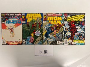 4 Marvel Comics Iron Man# 292 293+The Jack Of Hearts# 4+Daredevil# 316 76 JS47