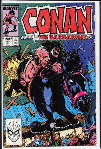 Conan the Barbarian #219 Direct Edition (1989) Conan