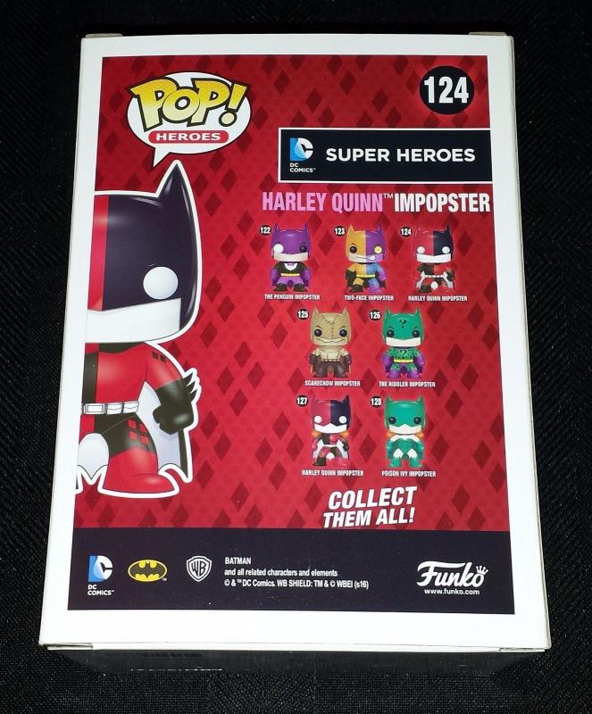 Batman as Harley Quinn ImPOPster Funko Vinyl Figure #124 (DC Super Heroes) New!