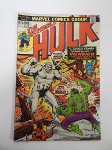 The Incredible Hulk #162 (1973) GD/VG Condition moisture damage