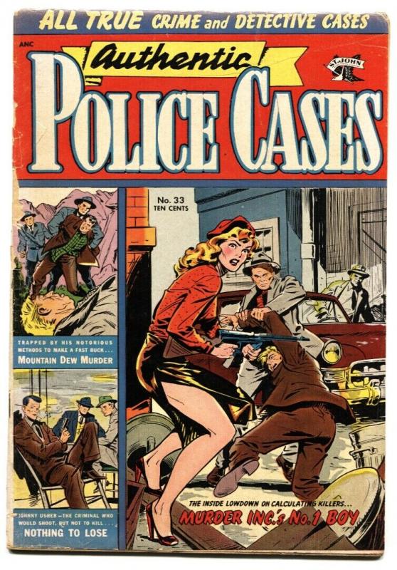 AUTHENTIC POLICE CASES #33-1954 ST JOHN-SPICY GOOD GIRL ART-MATT BAKER