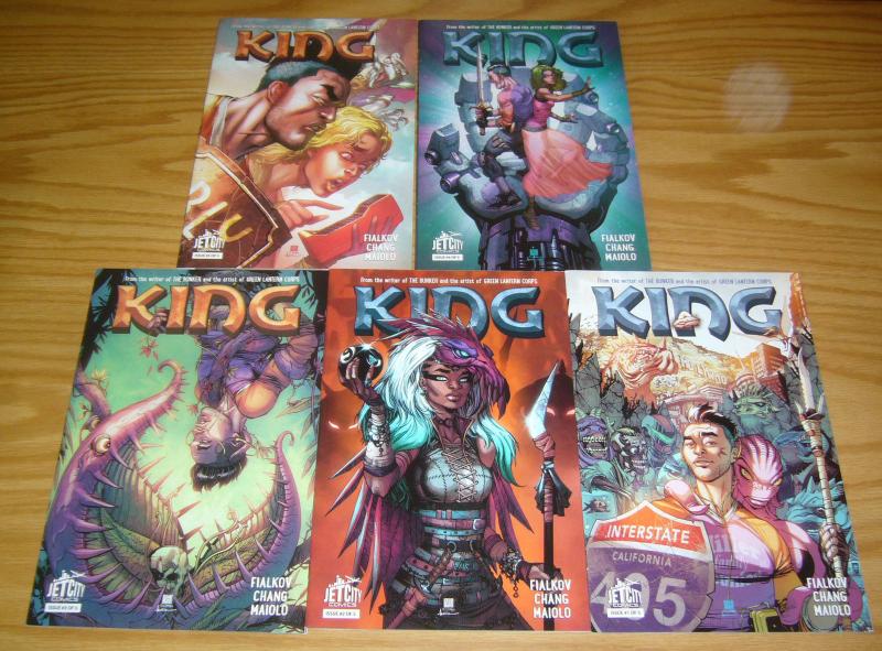 King #1-5 VF/NM complete series - joshua hale fialkov - jet city comics set lot