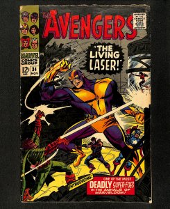 Avengers #34 1st Appearance Living Laser!