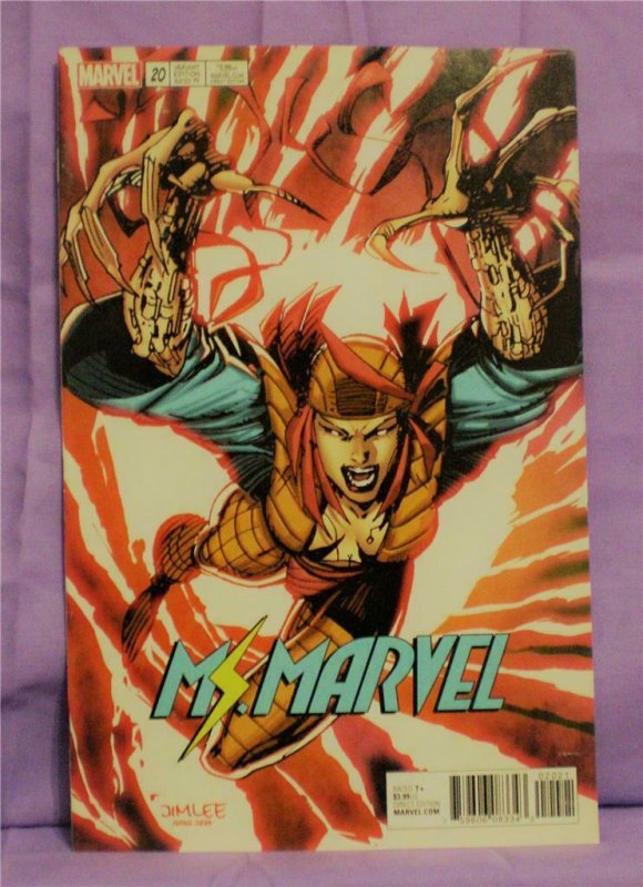 G Willow Wilson MS MARVEL #20 Jim Lee Trading Card Variant Cover (Marvel, 2017)