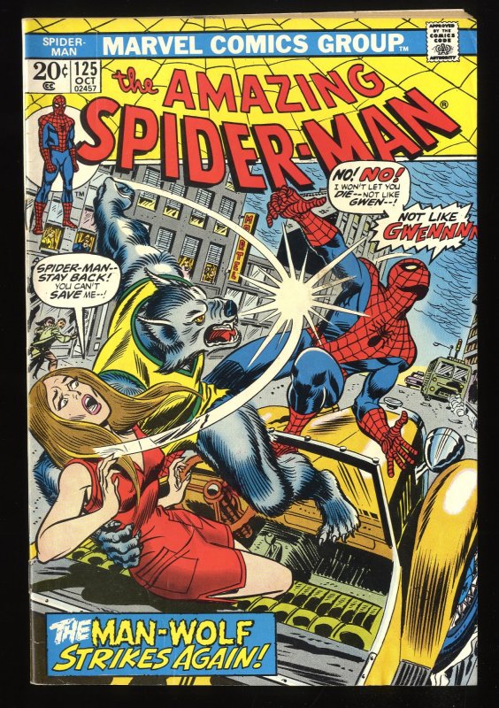 Amazing Spider-Man #125 FN 6.0 Marvel Comics Spiderman