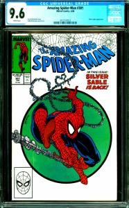 Amazing Spider-Man #301 CGC Graded 9.6 Silver Sable Appearance