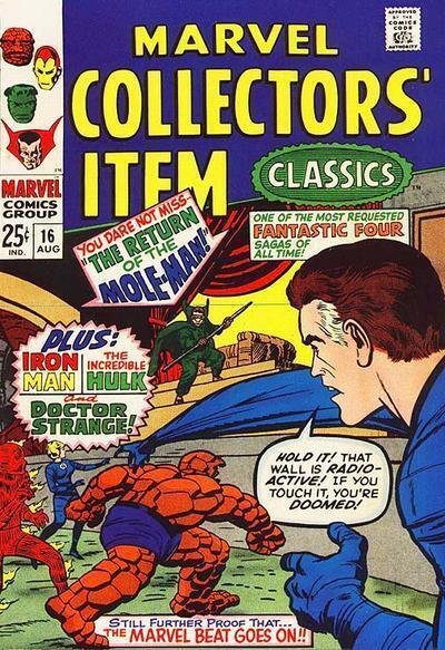 MARVEL COLLECTORS ITEM CLASSIC #16 (1968) JACK KIRBY | SILVER AGE | FN-/FN+