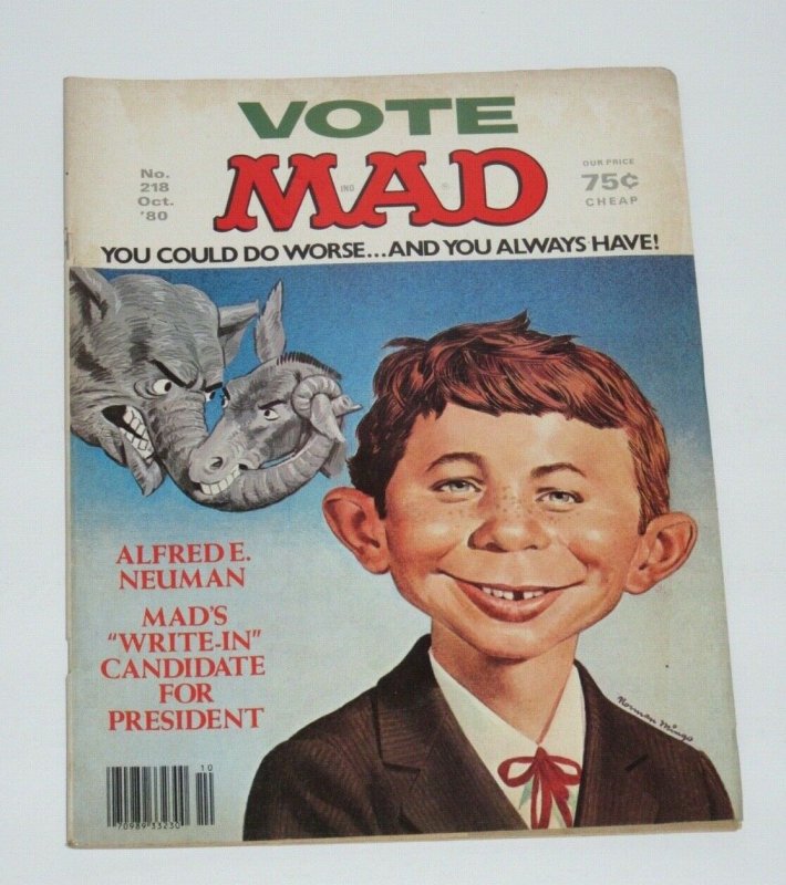 Mad Magazine #218 Vote October 1980 EC Publications FN/VF