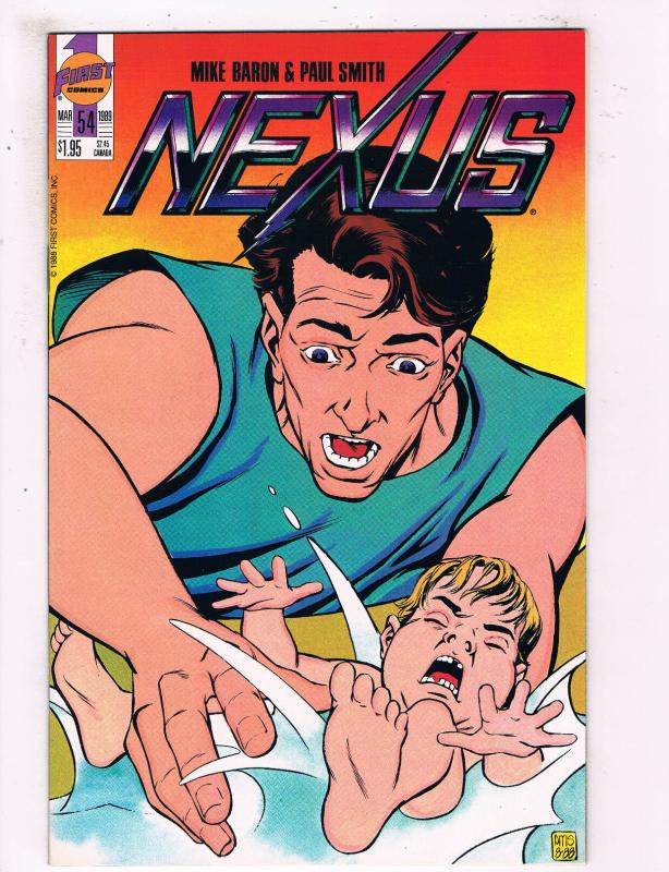 Nexus #54 NM First Comics Comic Book Baron 1989 DE25