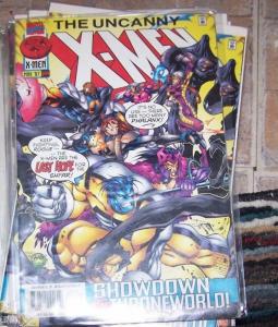 Uncanny X-Men #344  1997, Marvel  shi'ar gambit phalanx psylocke BEAST JOSEPH 