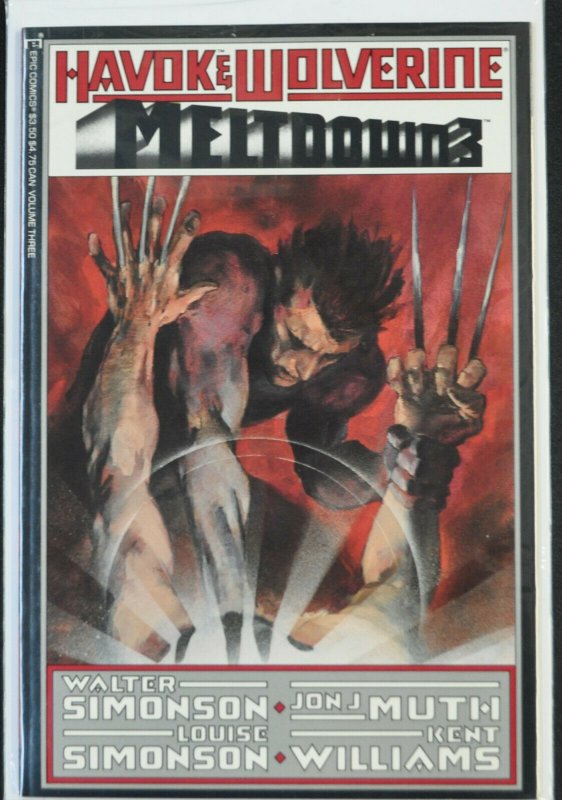 HAVOK & WOLVERINE MELTDOWN 1-4 SIMONSON, MUTH AND WILLIAMS