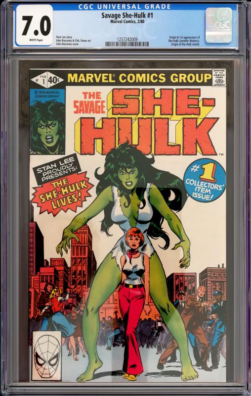 Savage She-Hulk #1 CGC Graded 7.0 1st Appearance of She-Hulk