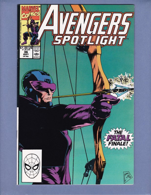 Avengers Spotlight #36 NM- Marvel 1990