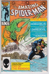 AMAZING SPIDER-MAN #277 (Jun 1986) FVF 7.0 white!