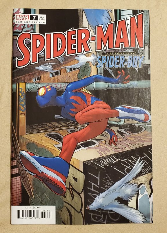 Spider-man #7 (2023) Ramos spoiler variant 1st Spider-boy