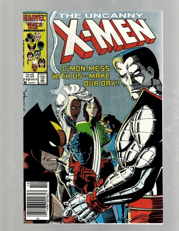 Uncanny X-Men # 210 VF/NM Marvel Comic Book Beast Angel Cyclops Magneto SM19