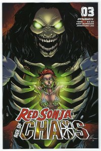 Red Sonja Age Of Chaos # 3 Garza Cover C NM Dynamite