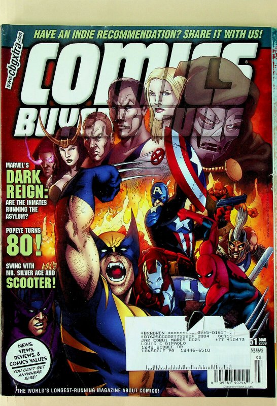 Comic Buyer's Guide #1651 Mar 2009 - Krause Publications 