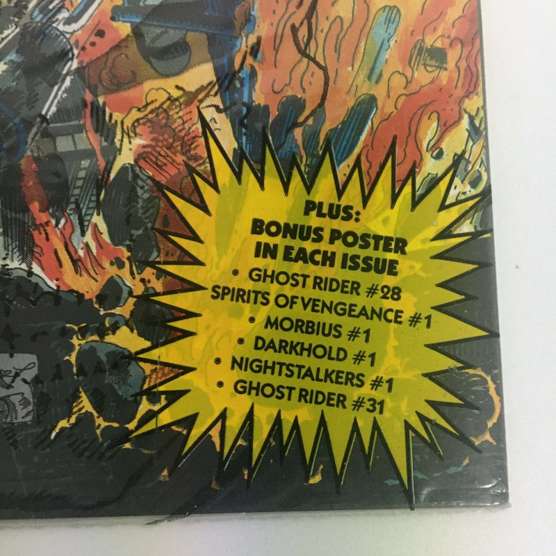 Ghost Rider #28 Sealed w/ Poster 1st Midnight Sons 1st Lilith Key Issue 1992