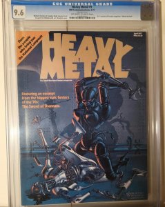 HEAVY METAL #1, 1977, Richard Corben, CGC = 9.6, NM+, more in store