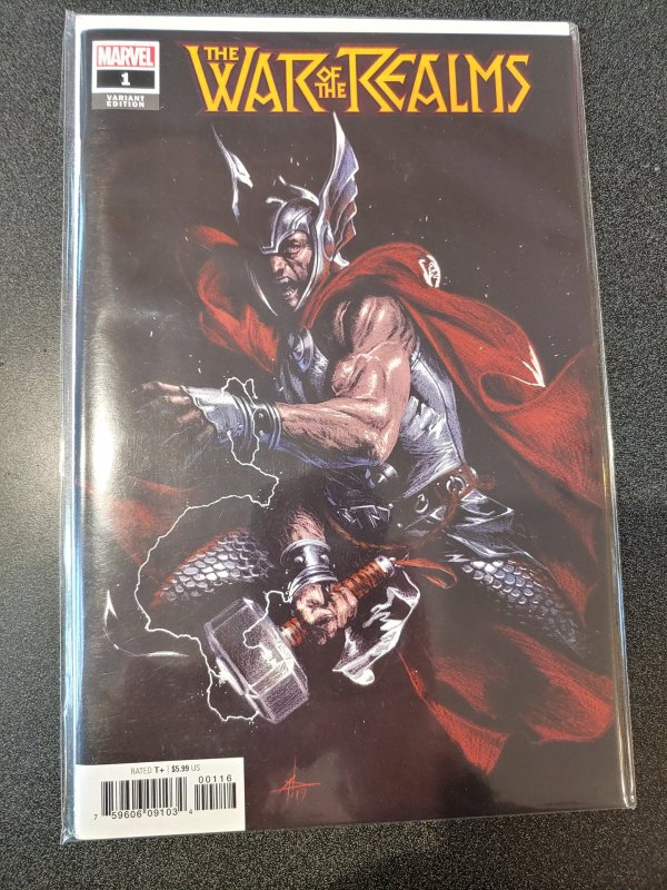 War Of The Realms #1 Dell Otto 1:10 Variant Cover Thor Marvel Comics