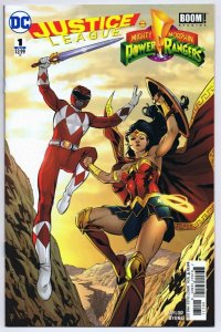 Justice League Power Rangers #1 G Variant Marcus To Wonder Woman Red Ranger