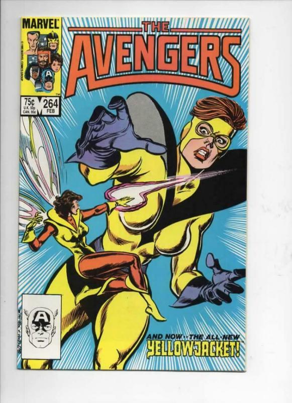 AVENGERS #264, NM-, YellowJacket, Wasp, 1963 1986, more Marvel in store