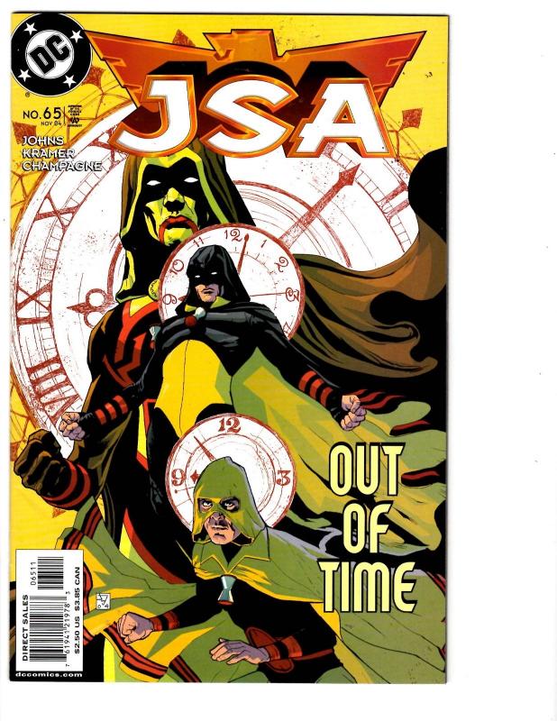 5 JSA DC Comic Books # 61 62 63 64 65 Hawkman Flash Green Lantern Spectre BH25