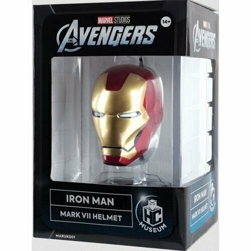 NEW SEALED 2021 Eaglemoss Marvel Museum 6.5 Replica Iron Man Mark VII Helmet 