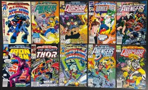 Operation: Galactic Storm (1992) Complete Lot Captain America Iron Man Avengers