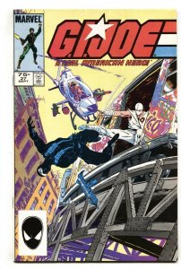 G.I. JOE #27 1984- Marvel Comics -Snake Eyes origin VF