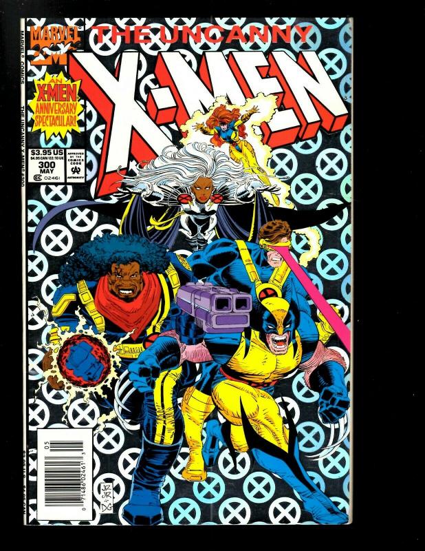 10 Comics Uncanny X-Men # 296 297 298 299 300 301 305 319 320 335 RP1
