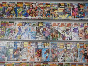 Huge Lot 160+ Comics W/Thor, Hulk, Iron Man, Cage Avg VG/Fine Condition!!