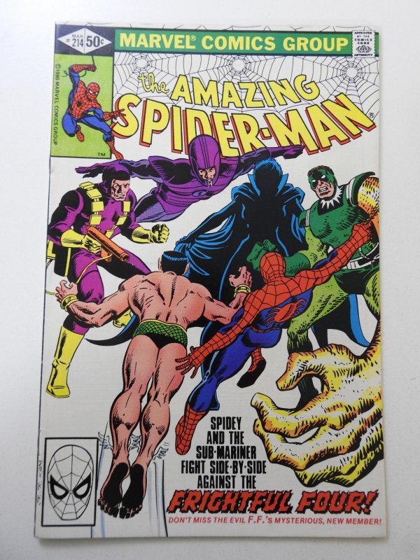 The Amazing Spider-Man #214 Direct Edition (1981) VF+ Condition!