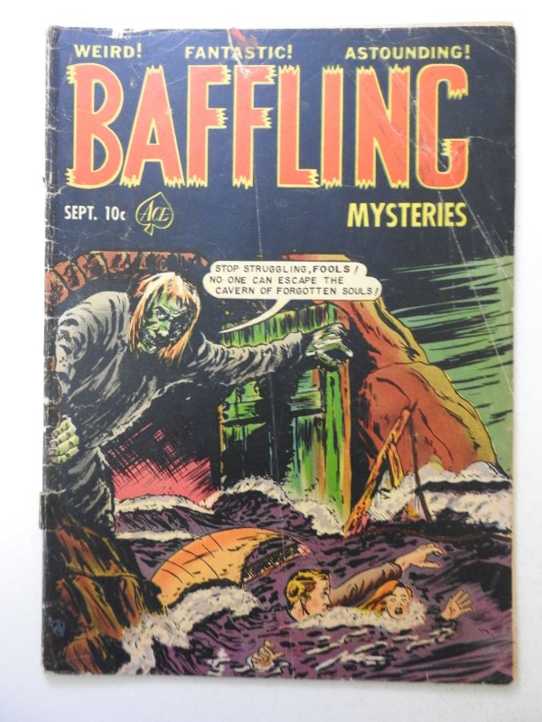 Baffling Mysteries #10 (1952) Solid Good+ Condition! Pre-Code Horror!