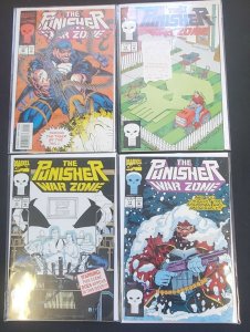 4PC PUNISHER WARZONE LOT (8.0) #11-13,22!!1992