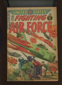 (1956) U.S. Fighting Air Force #25: SILVER AGE! WE COMBINE SHIPPING! (3.5)