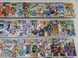 Huge Lot 190+ Comics W/ Captain America, Daredevil, Thor, FF+ Avg VG+ Condition!