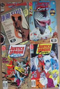 JUSTICE LEAGUE EUROPE Lot of 38 DC Comics 1989-1993 F-VF/+