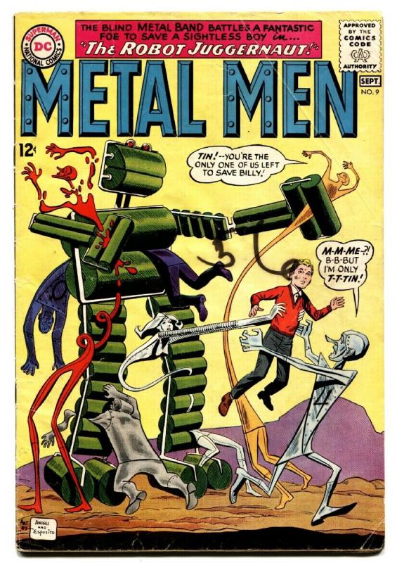 METAL MEN #9 DC comic book SILVER-AGE 1964