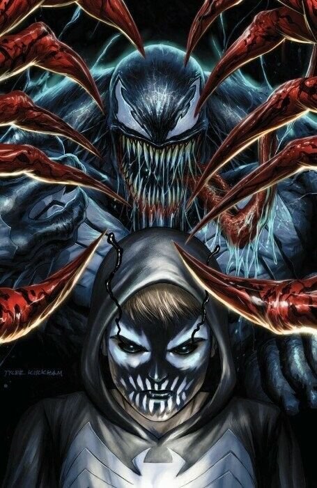 VENOM #19 (2019)  TYLER KIRKHAM TRADE/VIRGIN VARIANT SET MARVEL NM.