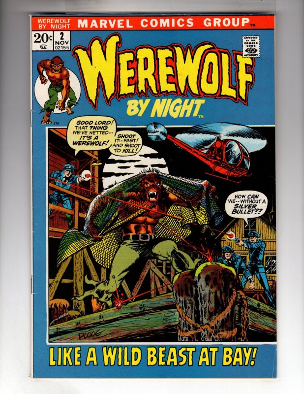 Werewolf by Night #2 (1972) HIGH GRADE  / MC#102