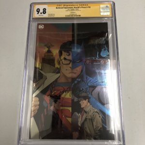 Batman / Superman:World's Finest(2023) #18 (CGC 9.8)Signed Dan Mora Foil Edition