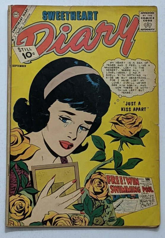 Sweetheart Diary #60 (Sept 1961, Charlton) VG 4.0  