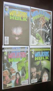 Wolverine Hulk Comics Set # 1 - 4 - 8.0 VF - 2002