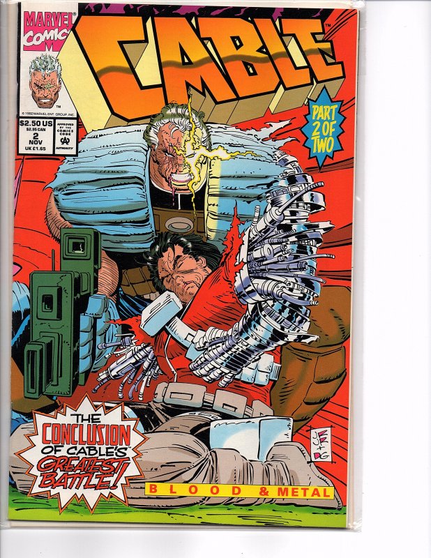 Marvel Comics Cable Blood & Metal  #1 & 2  NM