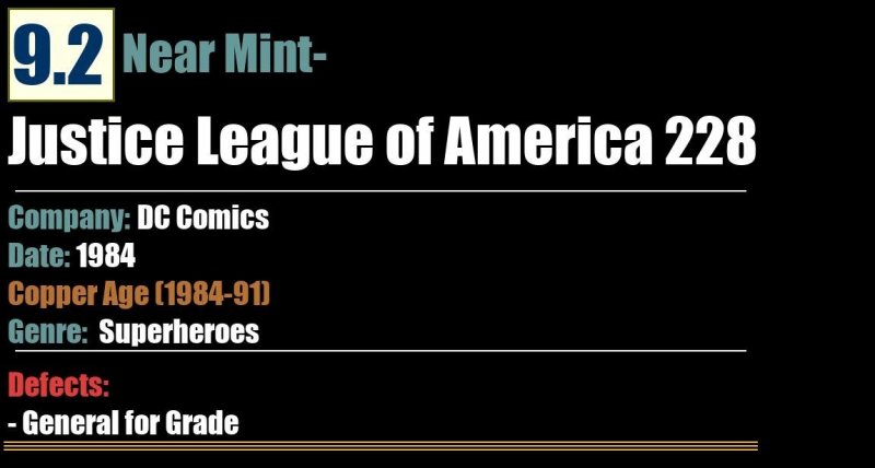 Justice League of America 228 (1984) NM- DC Comics