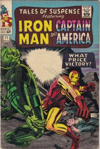 TALES OF SUSPENSE #71 FINE+ TO F/VF 