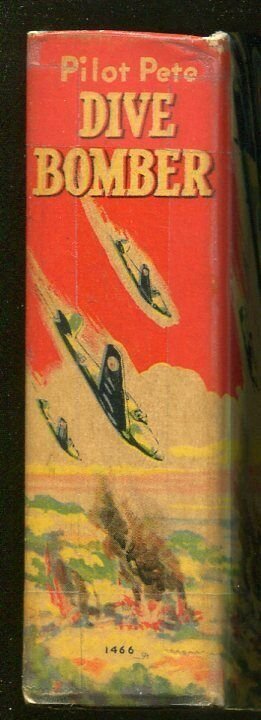 PILOT PETE DIVE BOMBER-BIG LITTLE BOOK-#1466-1941-ROBERT JENNY ART-DUBOIS-vg