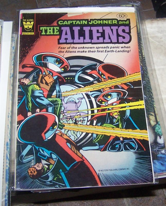 CAPTAIN JOHNER AND THE ALIENS # 2  WHITMAN  VARIANT 1982